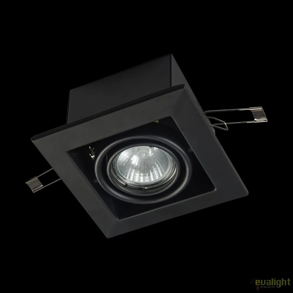 Spot incastrabil pentru tavan fals, Metal negru MYDL008-2-01-B