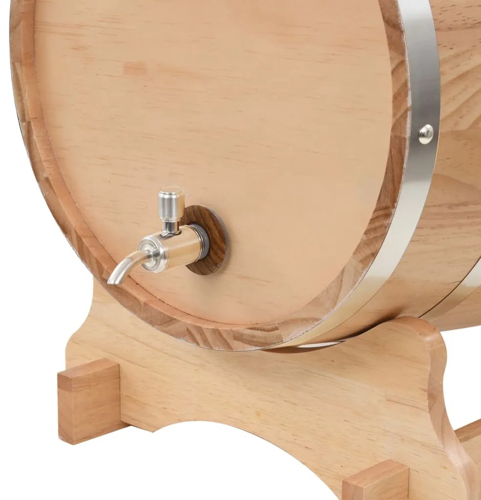 Butoi de vin cu robinet, 35 L, lemn masiv de pin 35 l