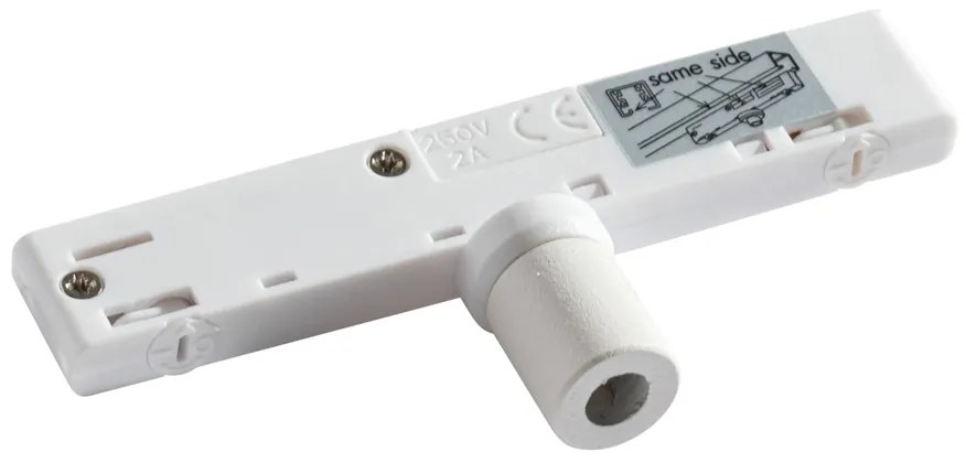 Lampă suspendată Art Deco aurie cu sticlă opal, incl. adaptor șină alb, monofazată - Slimline Flore