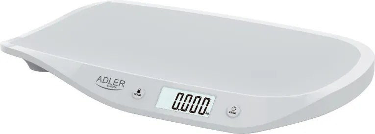 Cantar pentru bebelusi Camry CR 8185, Pana la 20 kg, Afisaj LCD, Functie HOLD, Tara, Auto-off, Alb