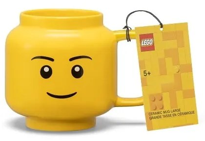 Cană pentru copii galben din ceramică 530 ml Head – LEGO®