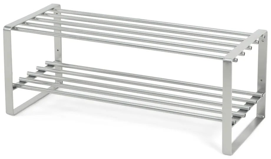 Pantofar argintiu din metal Rex – Spinder Design