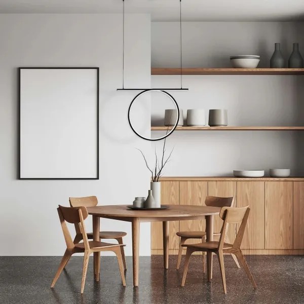 Lustră LED suspendată pe cablu ODETTA LED/30W/230V 4000K negru