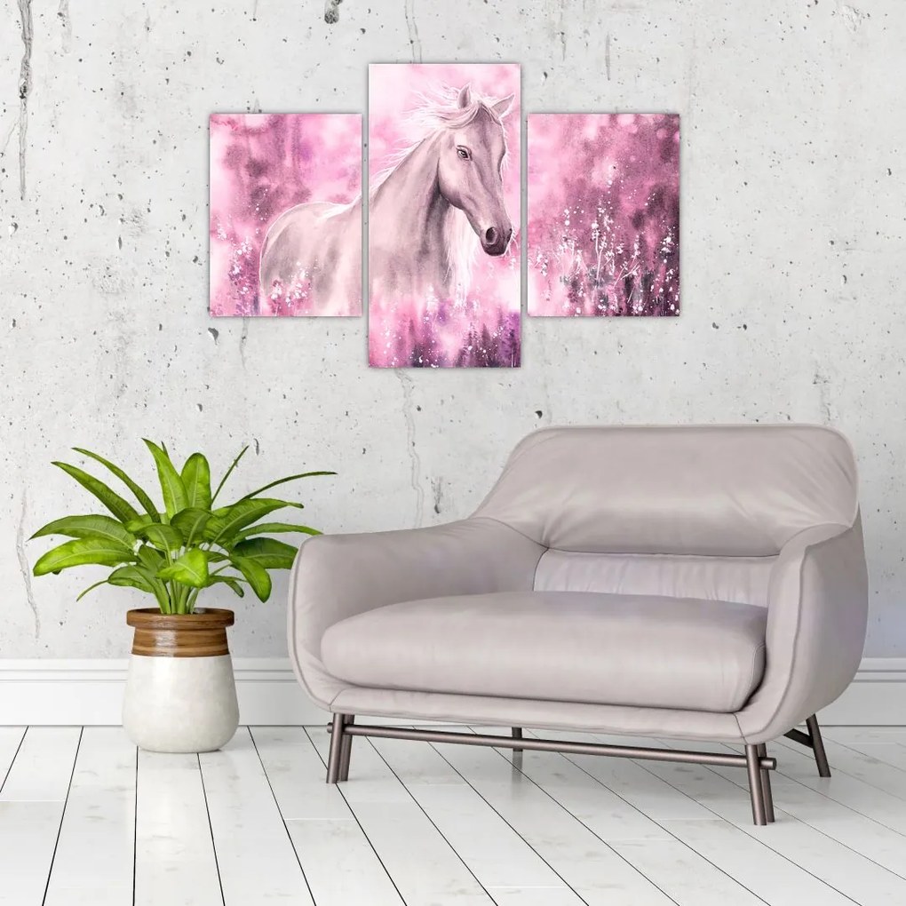 Tablou - Cal pictat (90x60 cm)
