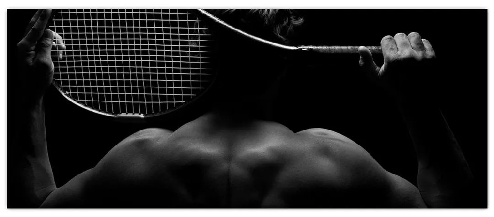 Tablou - Jucătorul de tenis (120x50 cm)