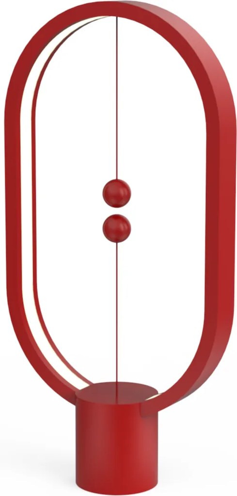 Veioză Heng Balance, cablu detaşabil USB-C - Roșu