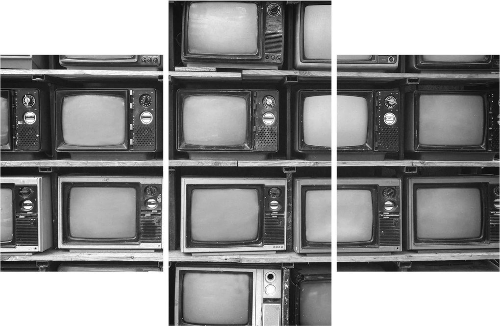 Tablou - Retro TV (90x60 cm)