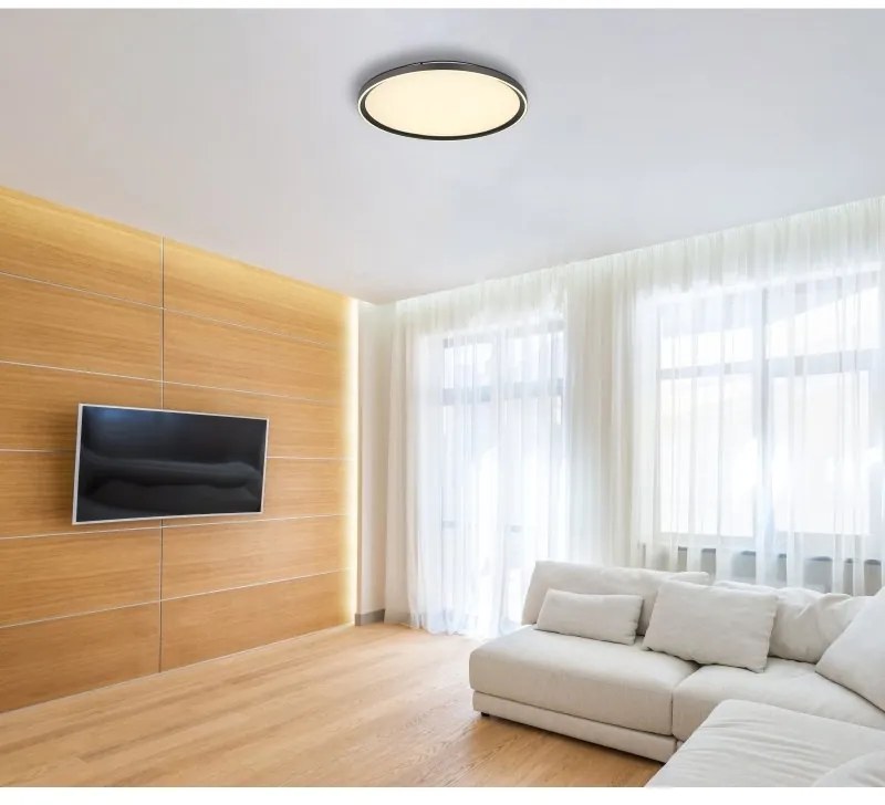 Plafoniera LED slim cu telecomanda DUBLIN D-50cm