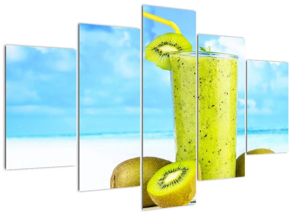 Tablou - smoothie kiwi (150x105 cm)
