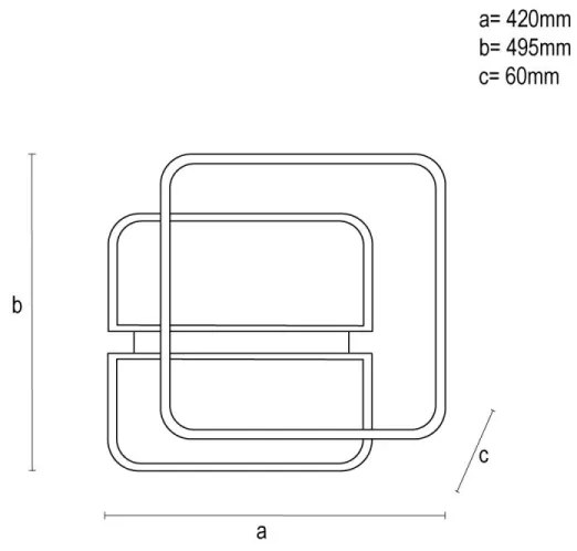 Plafonieră LED dimabilă LED/95W/230V 3000-6500K alb/negru + telecomandă