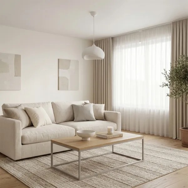 Brilagi - Lampă suspendată WABI SABI pe cablu, 1xE27/40W/230V, Ø 32 cm, albă
