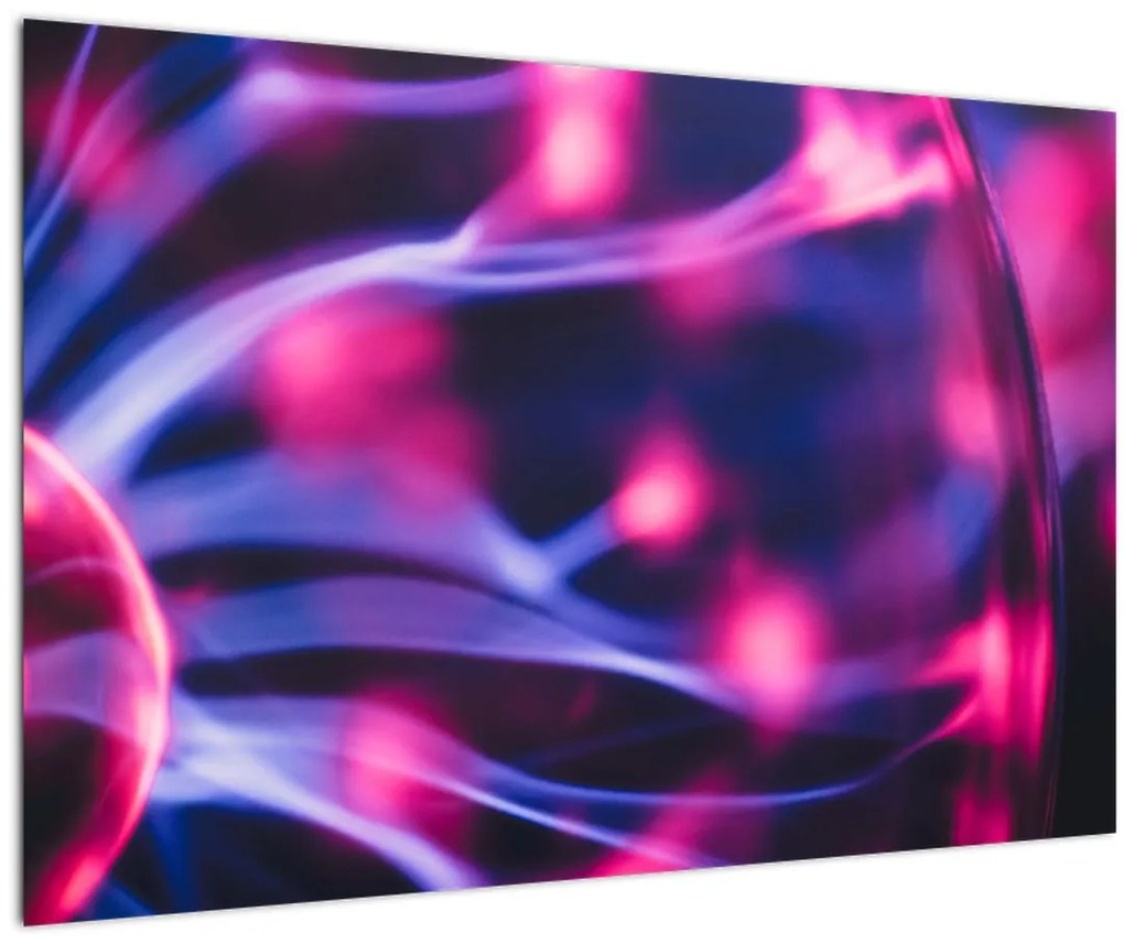 Tablou abstract mov (90x60 cm)