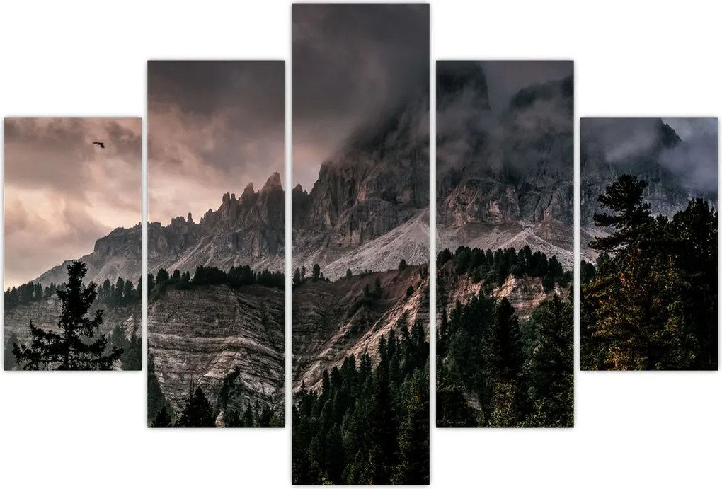 Tablou - Munții stâncoși (150x105 cm)