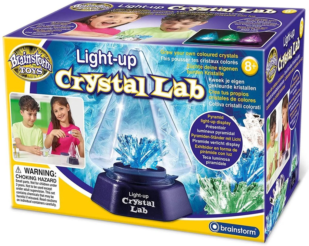 SET EXPERIMENTE - CRISTAL CU LED - BRAINSTORM (E2075)