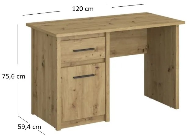 Masă PC Andra (Stejar artisan). 1052736