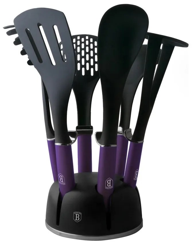 Set ustensile bucatarie 7 piese Purple Berlinger Haus BH 6323