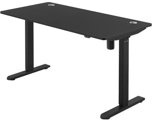 Birou Electric, Reglabil Pe Inaltime, Negru, 70 X 140 Cm