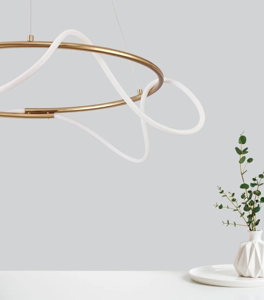 Lustra LED dimabila, design deosebit TIRIAC