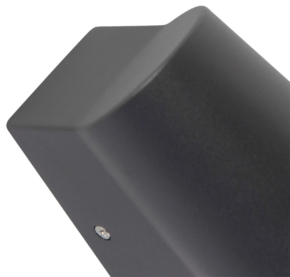 Lampă modernă de perete pentru exterior antracit cu LED inclus - Uma