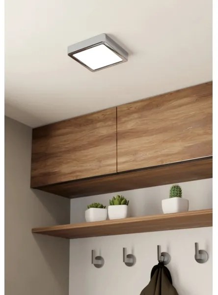 Eglo 900649 - Plafonieră LED pentru baie FUEVA LED/11W/230V IP44 crom