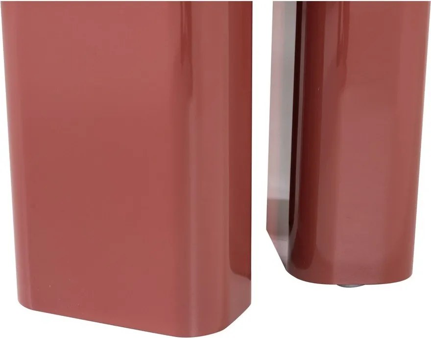 Măsuță auxiliară rotundă cu aspect lucios ø 40 cm Orivo – WOOOD