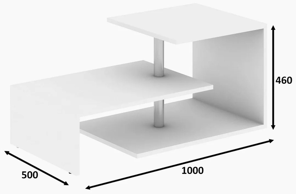 Măsuță de cafea Dilek White