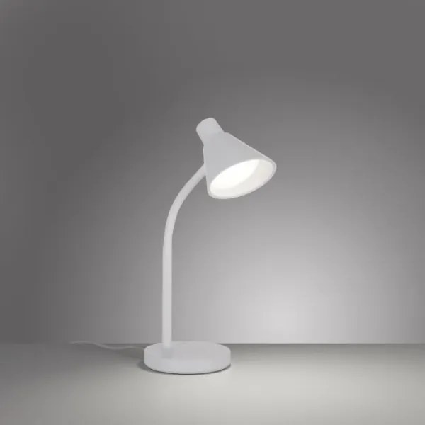 JUST LIGHT. 11248-16 - Lampă de birou LED flexibilă PIXIE, 4,5 W, 230 V, albă