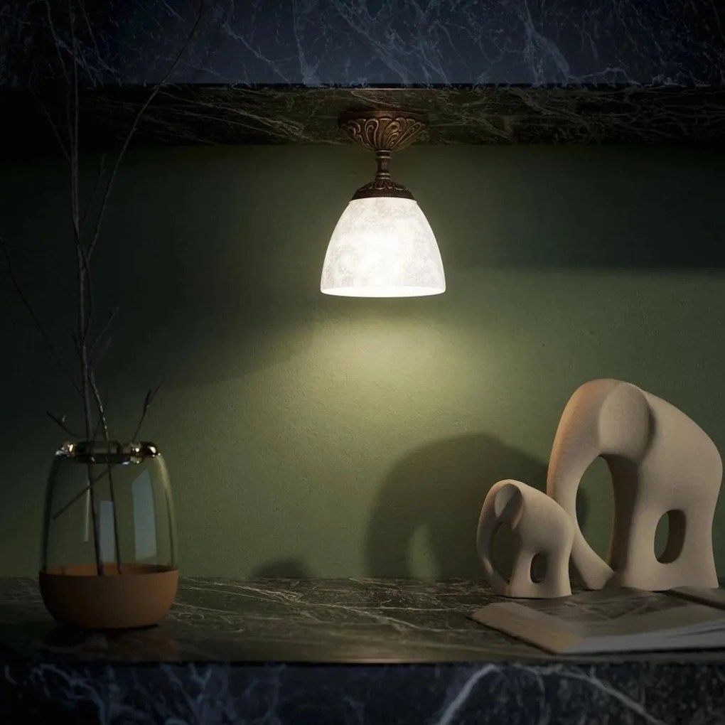 Plafoniera din alama stil Art Nouveau Beatrice