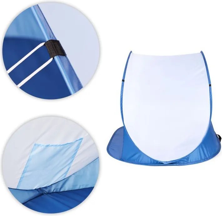 MultiGarden cort de plajă pliabil rapid Albastru