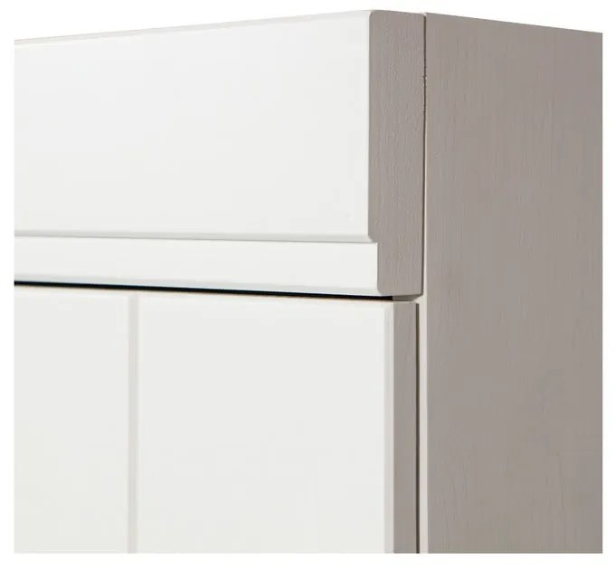 Șifonier alb din lemn de pin 77x175 cm Connect – WOOOD