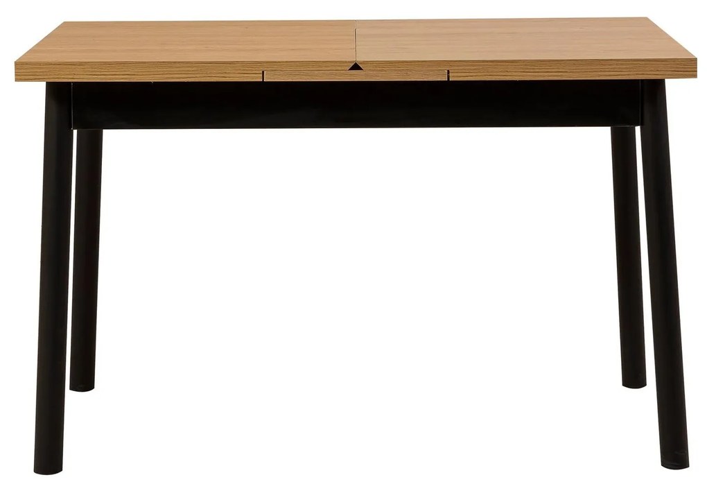 Set mobilier sufragerie Duvasa 24 (negru) (pentru 4 persoane). 1093795