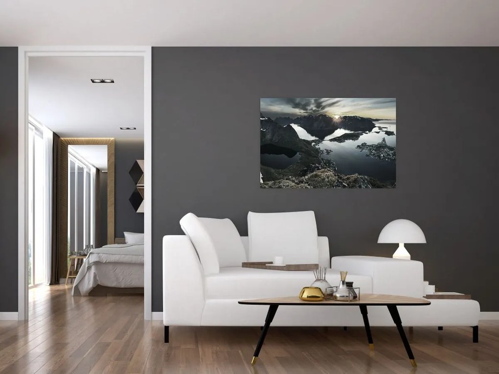 Tablou - Munții norvegieni (90x60 cm)