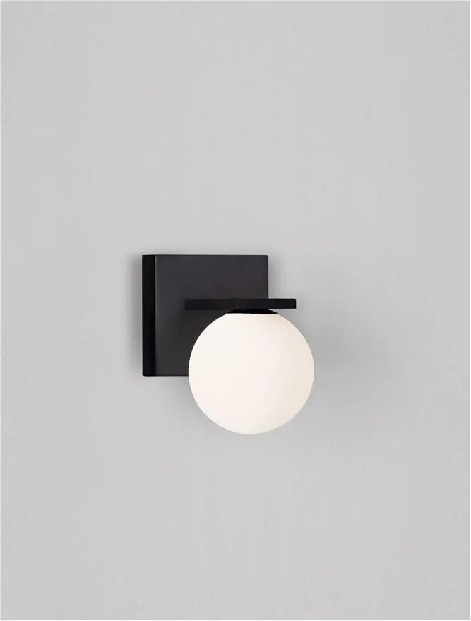Aplica LED iluminat exterior modern IP65 ORACLE negru