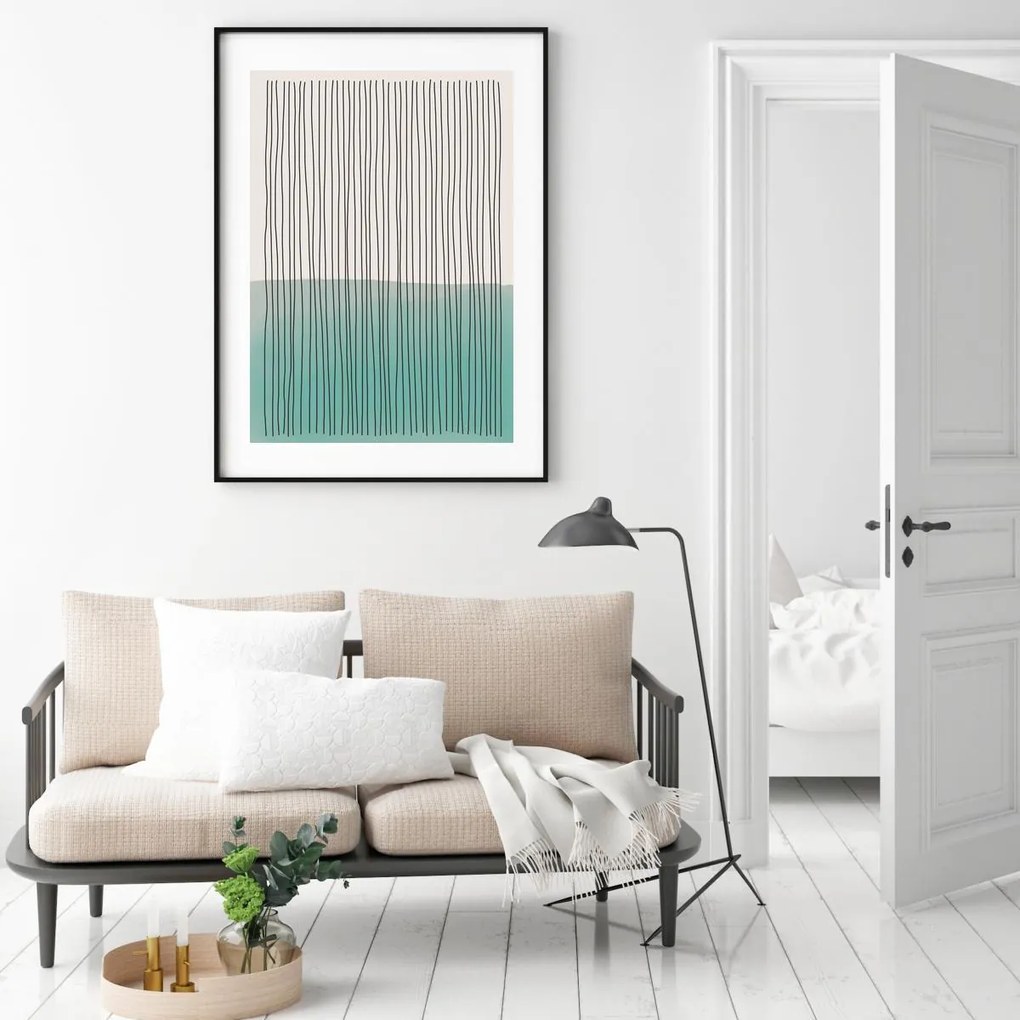 Poster - Abstracție pictată (A4)