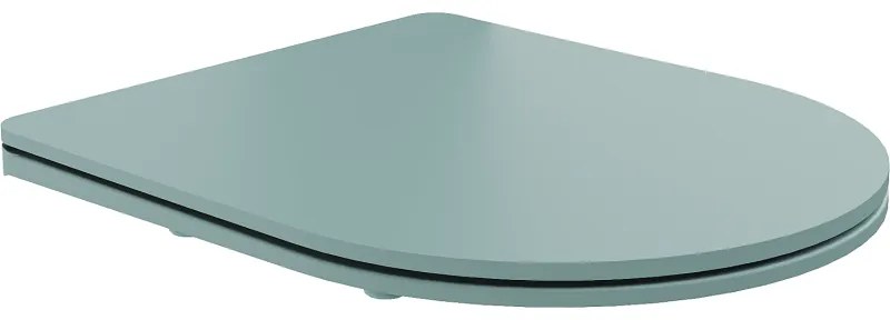 Mexen capac de toaletă cu închidere lentă slim, duroplast, verde deschis mat - 39740048
