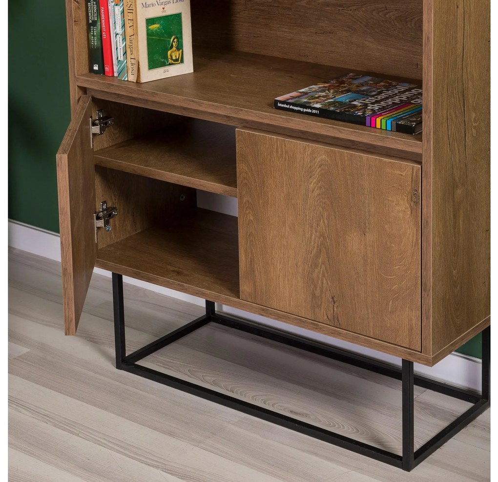 Set mobilier living Laxi 11 (nuc + negru). 1107123