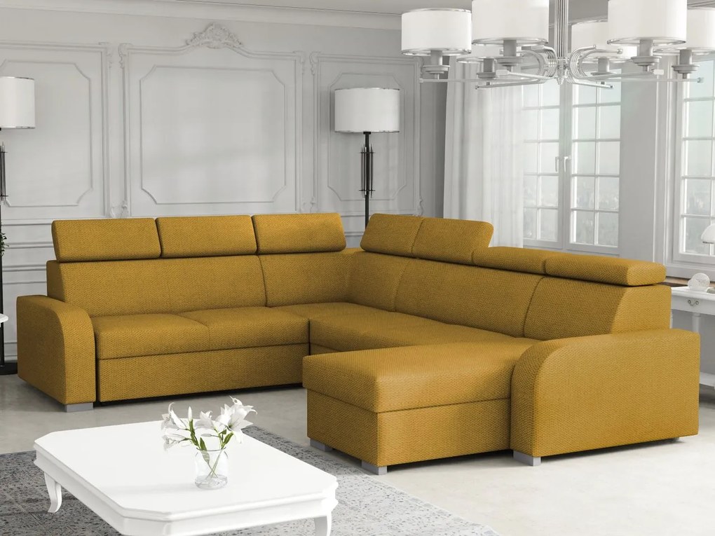 Colțar în formă de U Lyseri 2rR2pLC (muștar) (cu sp. depozitare). Promo -17%. 1104925