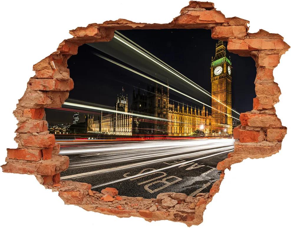 Fototapet 3D gaură în perete Big Ben Londra