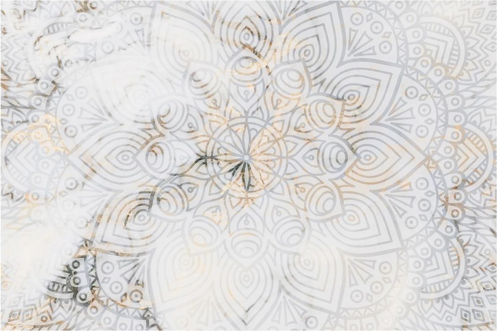 Tablou - Mandale albe (90x60 cm)
