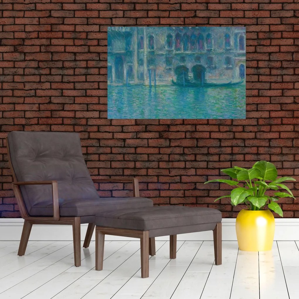 Tablou - Claude Monet, Palazzo da Mula, Venice, reproducere (90x60 cm)