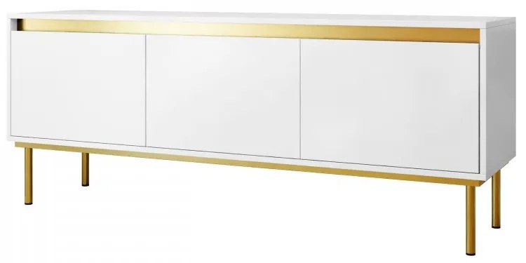 Dulap TV Gelean 3D (Alb + auriu) . 1106216