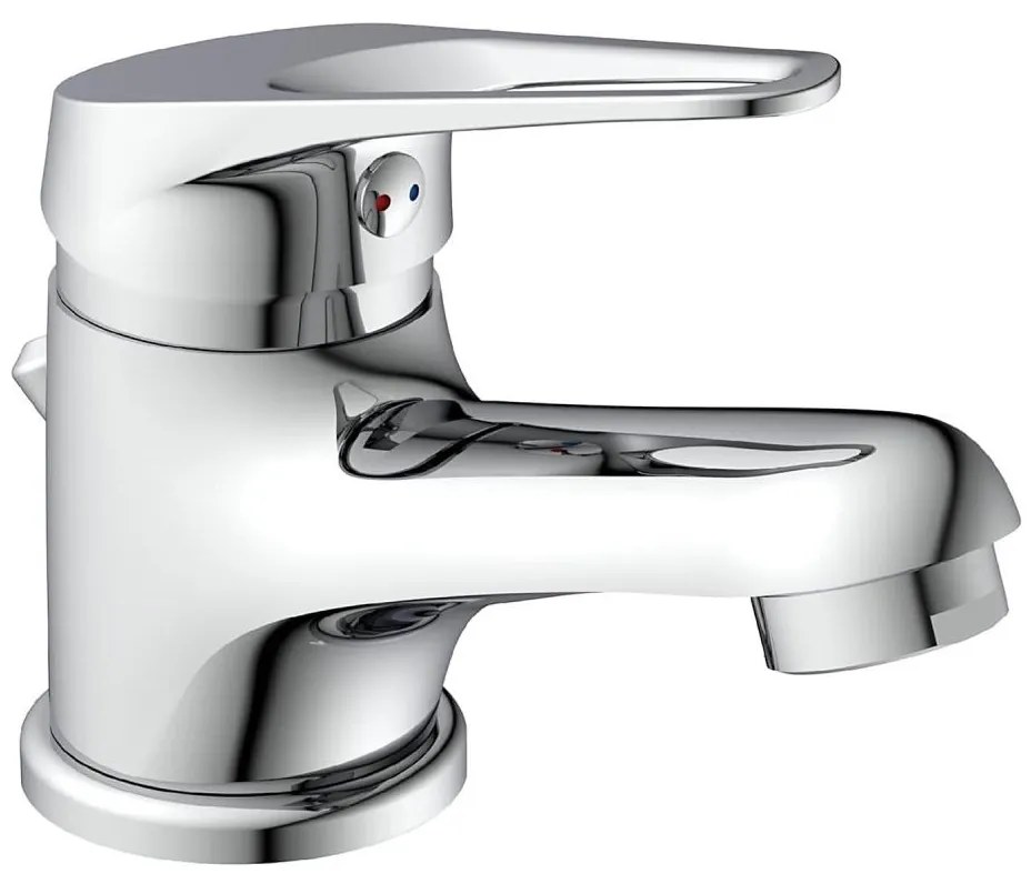 Eisl NI075SCR - Baterie pentru lavoar SPEED, alb/crom lucios