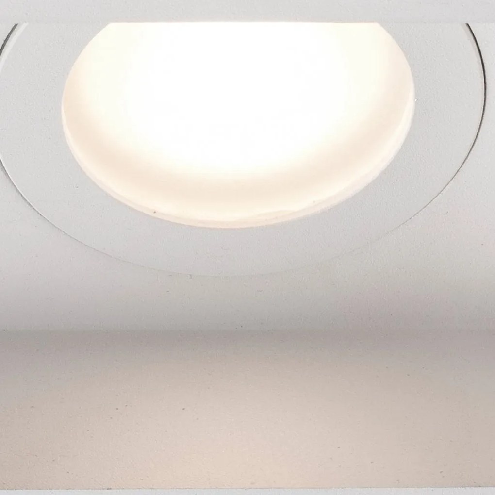 Rama Spot incastrabil tavan baie IP44 HYDE SQ 2L alb