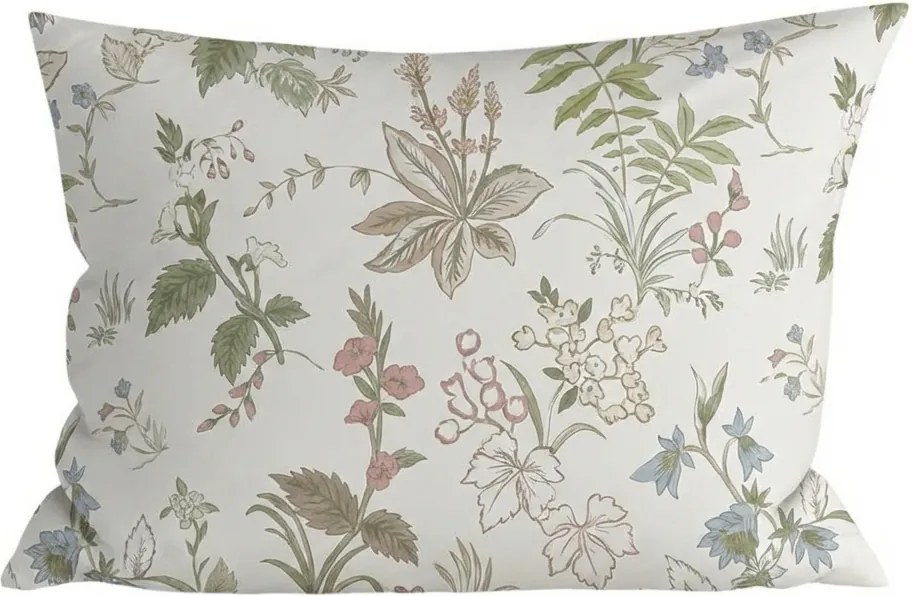 Husa de perna din bumbac FLORWELLA 50x70 cm, alb