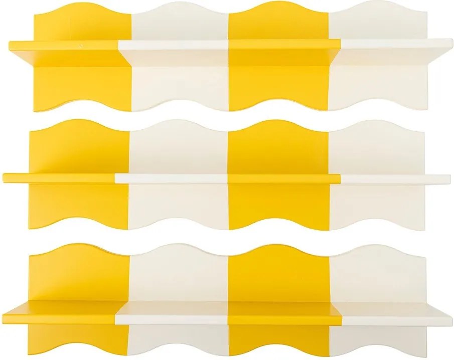 Raft de copii galben/alb 80 cm Bubbi – Bloomingville Mini