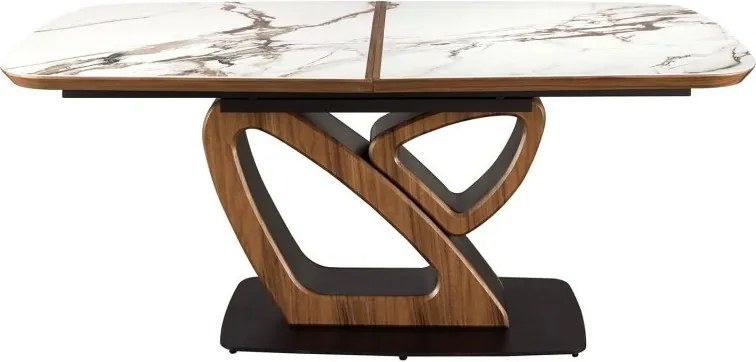 Masa extensibila deosebita design LUX Marble 180-230x100cm