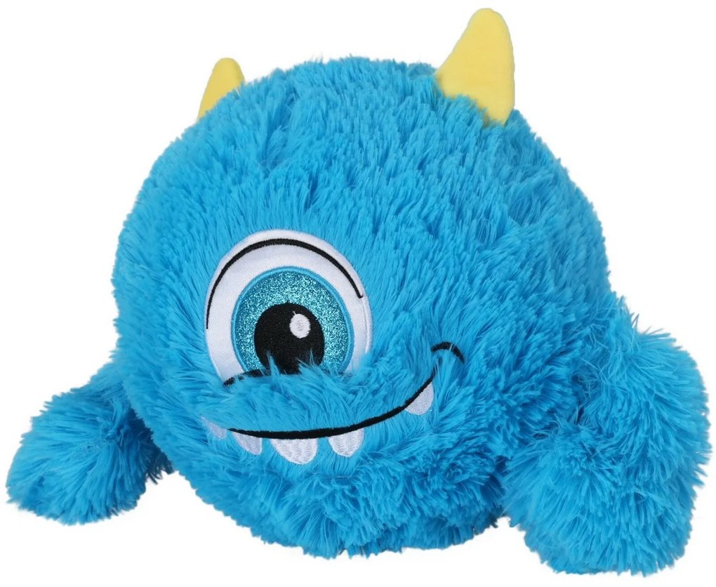 Minge gonflabilă de blană Monster albastru, diametru 23 cm