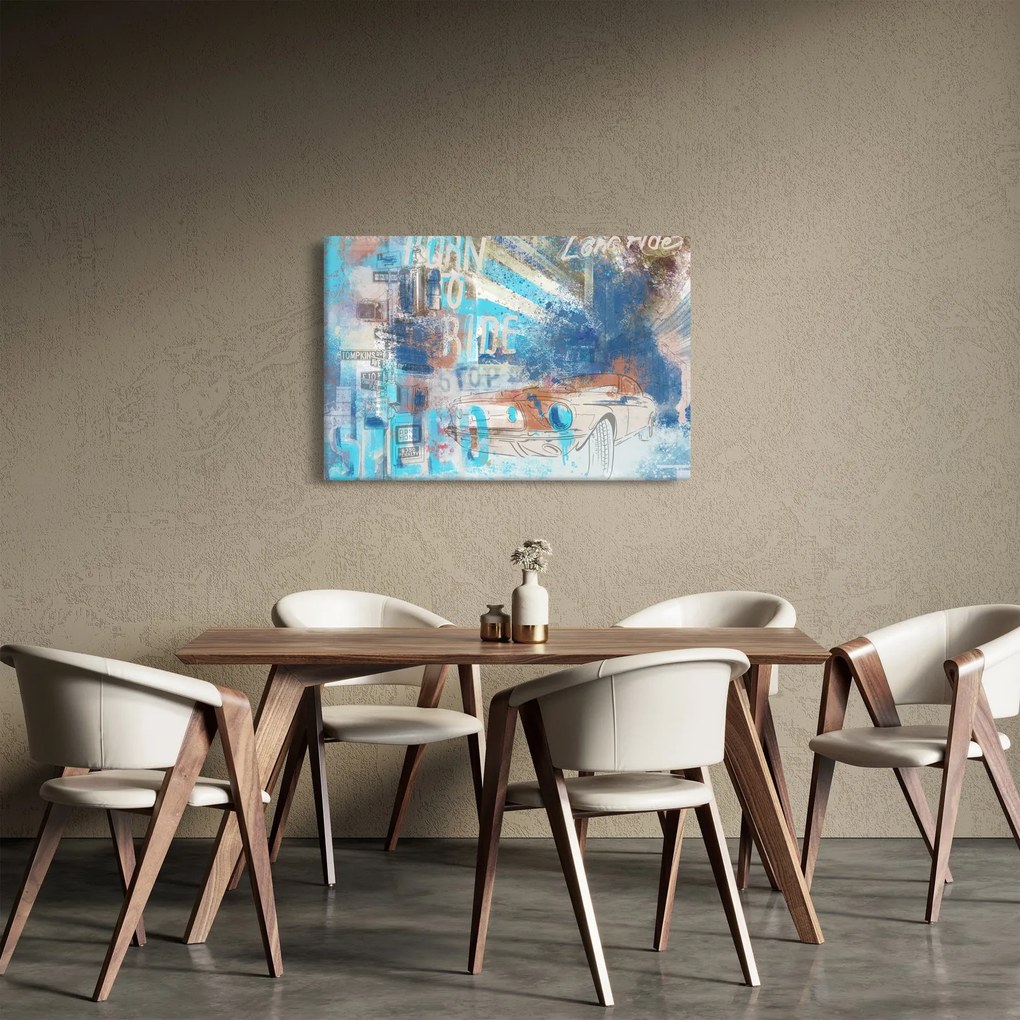 Tablou - Născut să călătorească (90x60 cm)