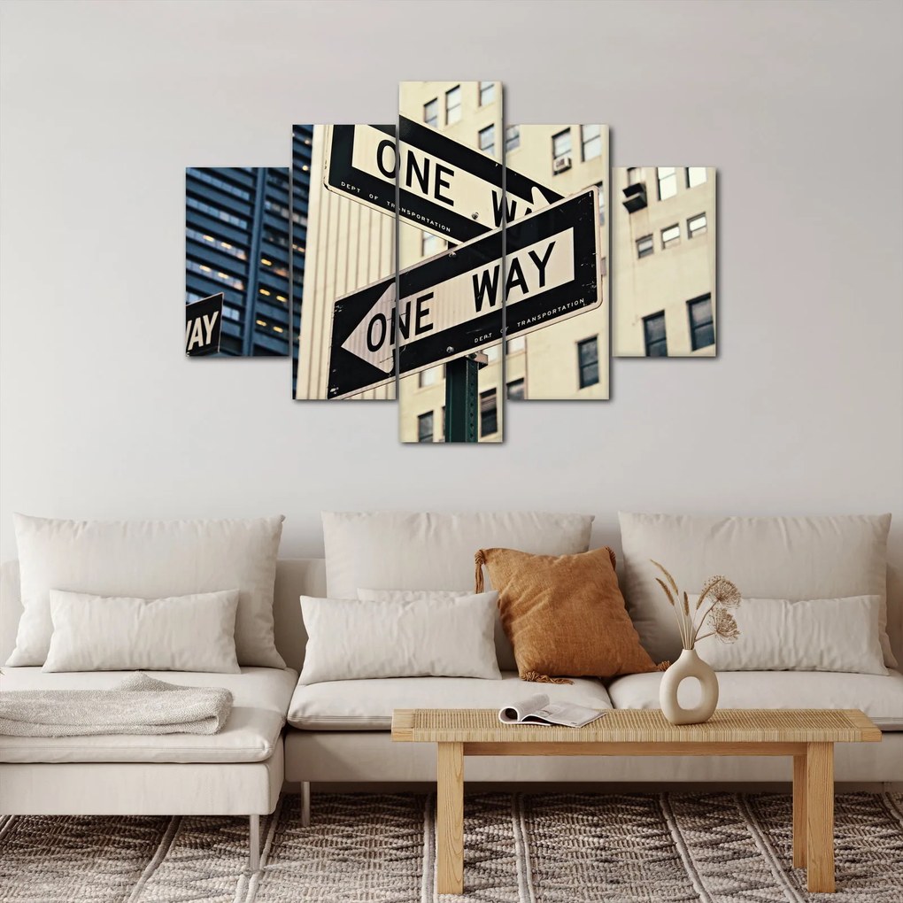 Tablou - New York ONE WAY (150x105 cm)