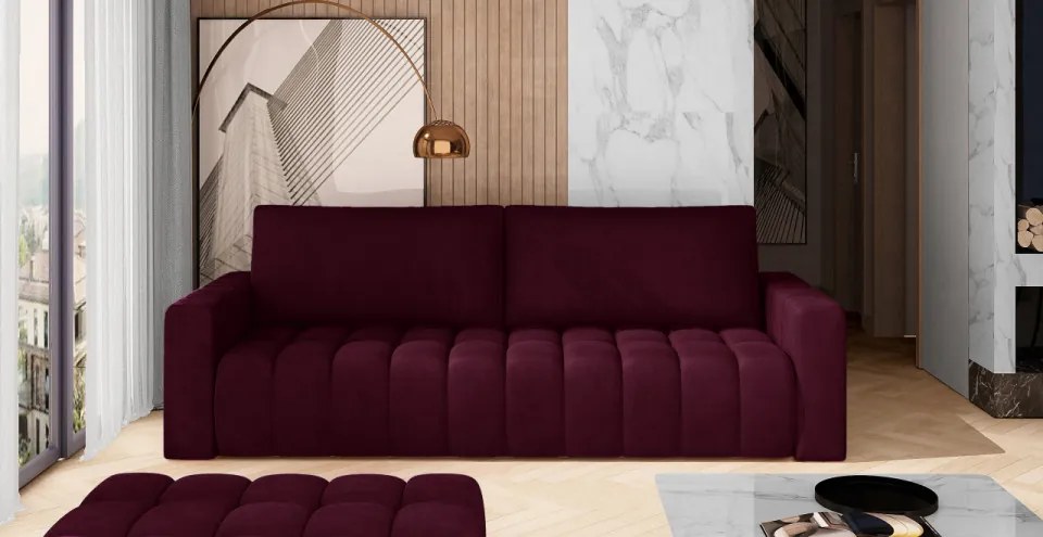 Canapea extensibila, 247x92x97 cm, Lazaro 02, Eltap (Culoare: Bej / Paros 02)